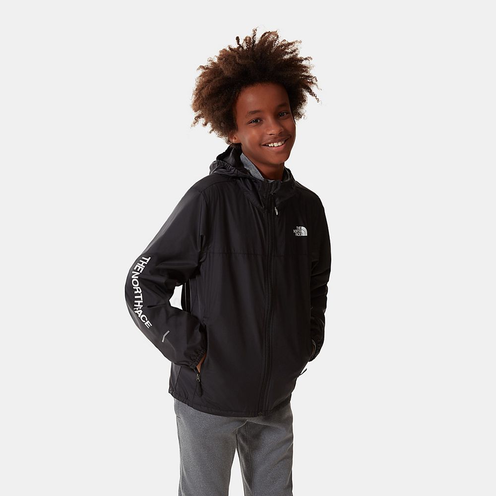 The North Face Waterproof Jackets Boys Australia - The North Face Reactor Black / Multicolor Running